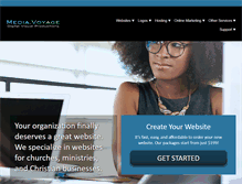 Tablet Screenshot of mediavoyage.com